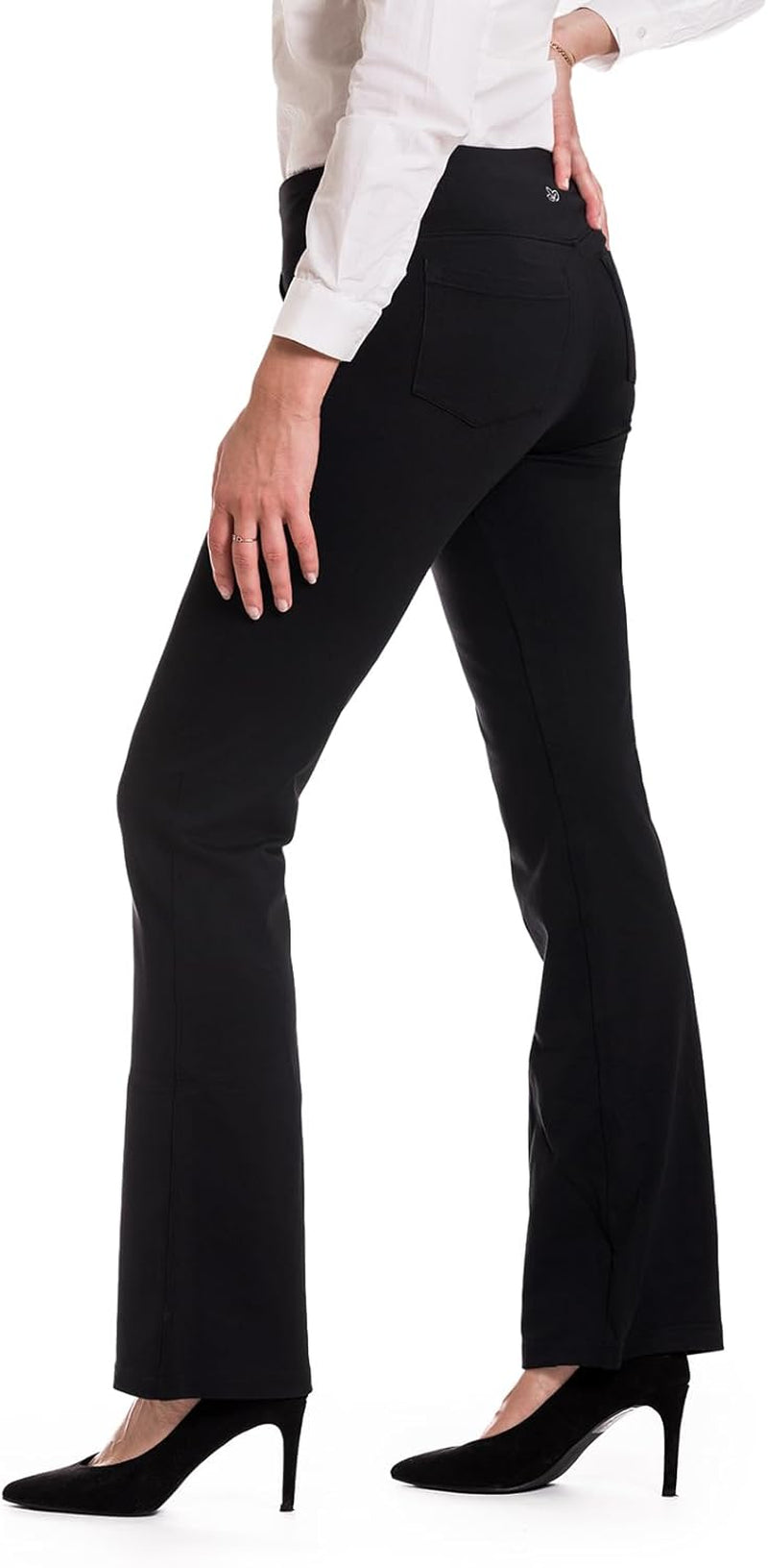 Office Casual Bootcut Yoga Dress Pants 