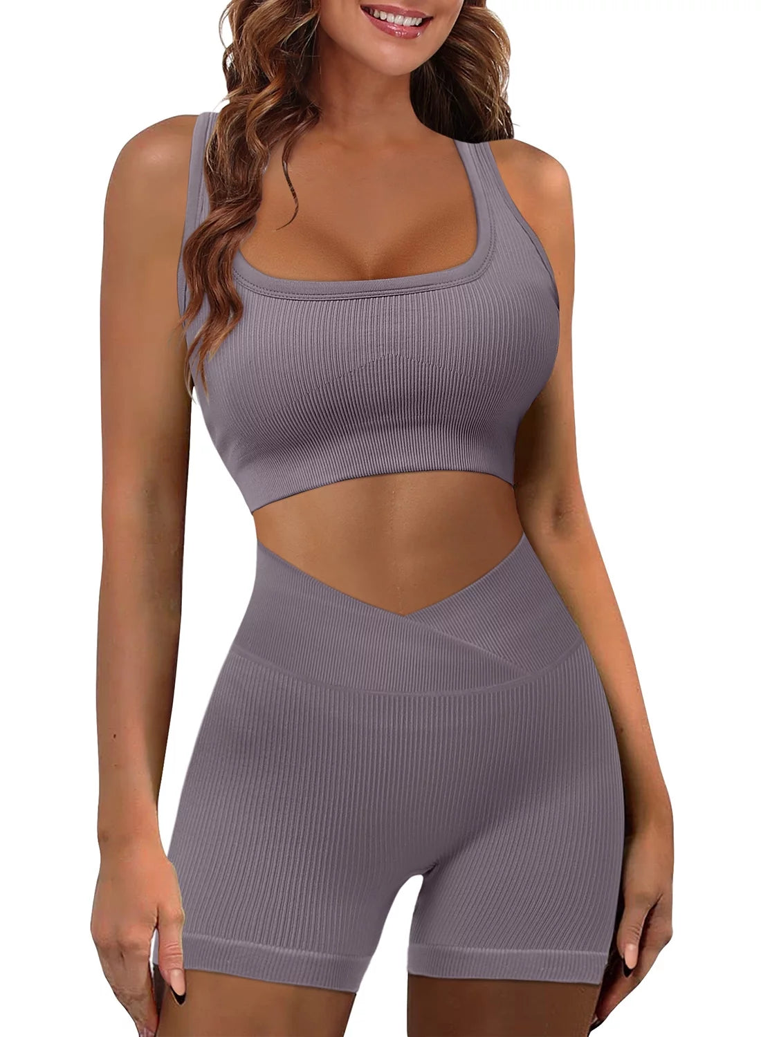 2 Piece Workout Seamless yoga set