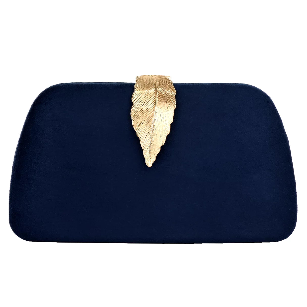 Faux Suede Soild Clutch Handbag